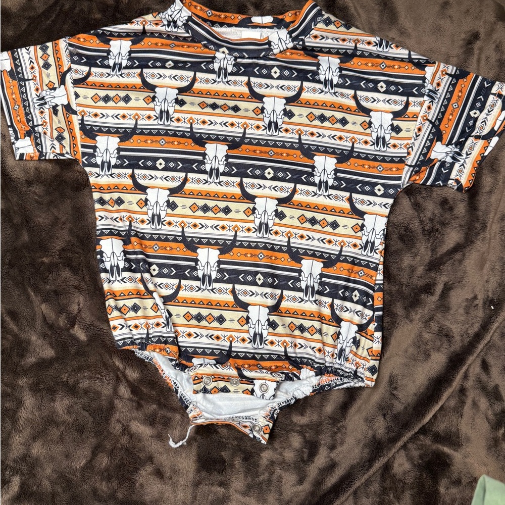 Western onesie 3-6 month